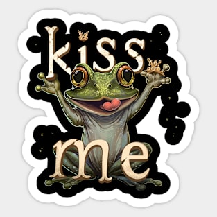 kiss me Sticker